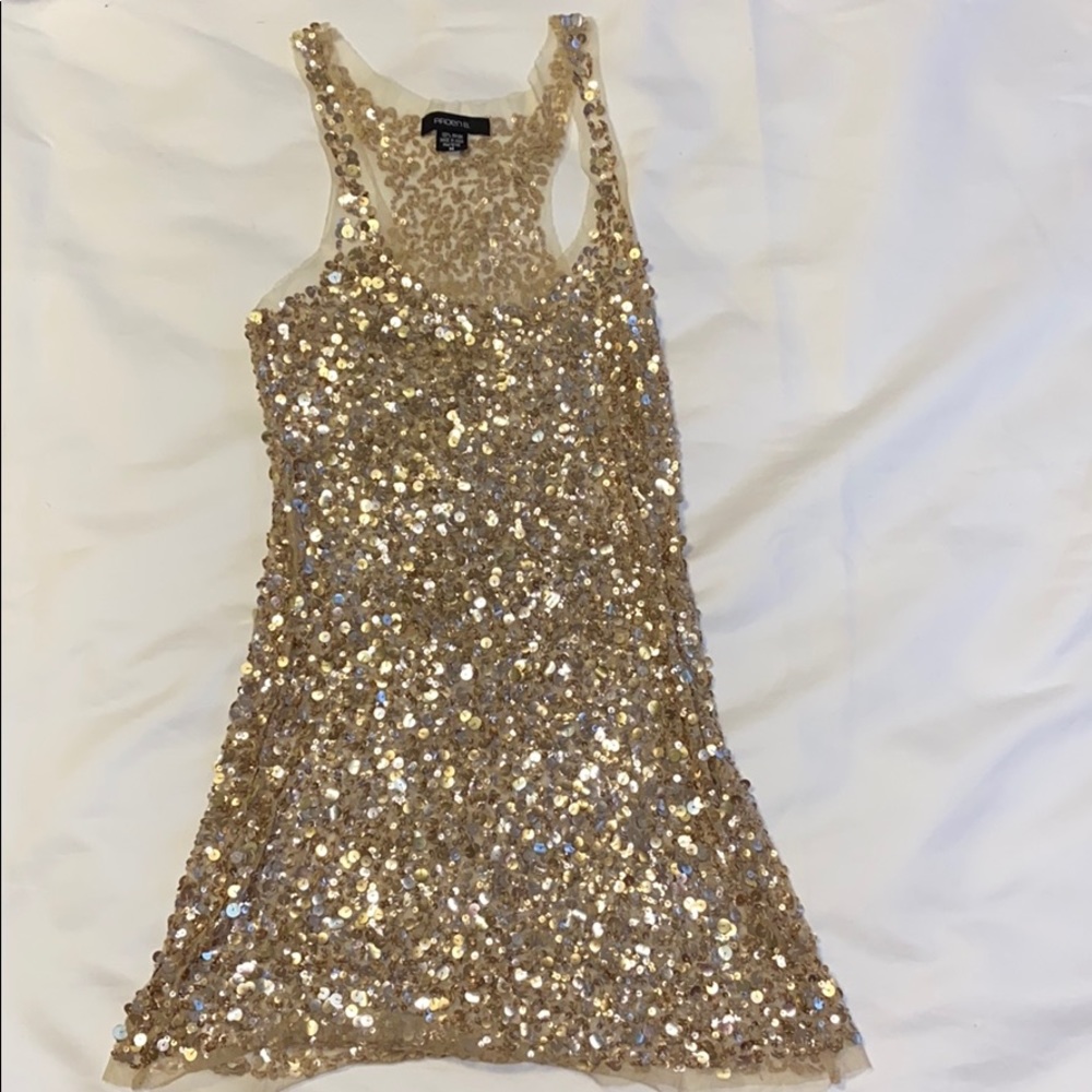 Arden B sequence mini dress